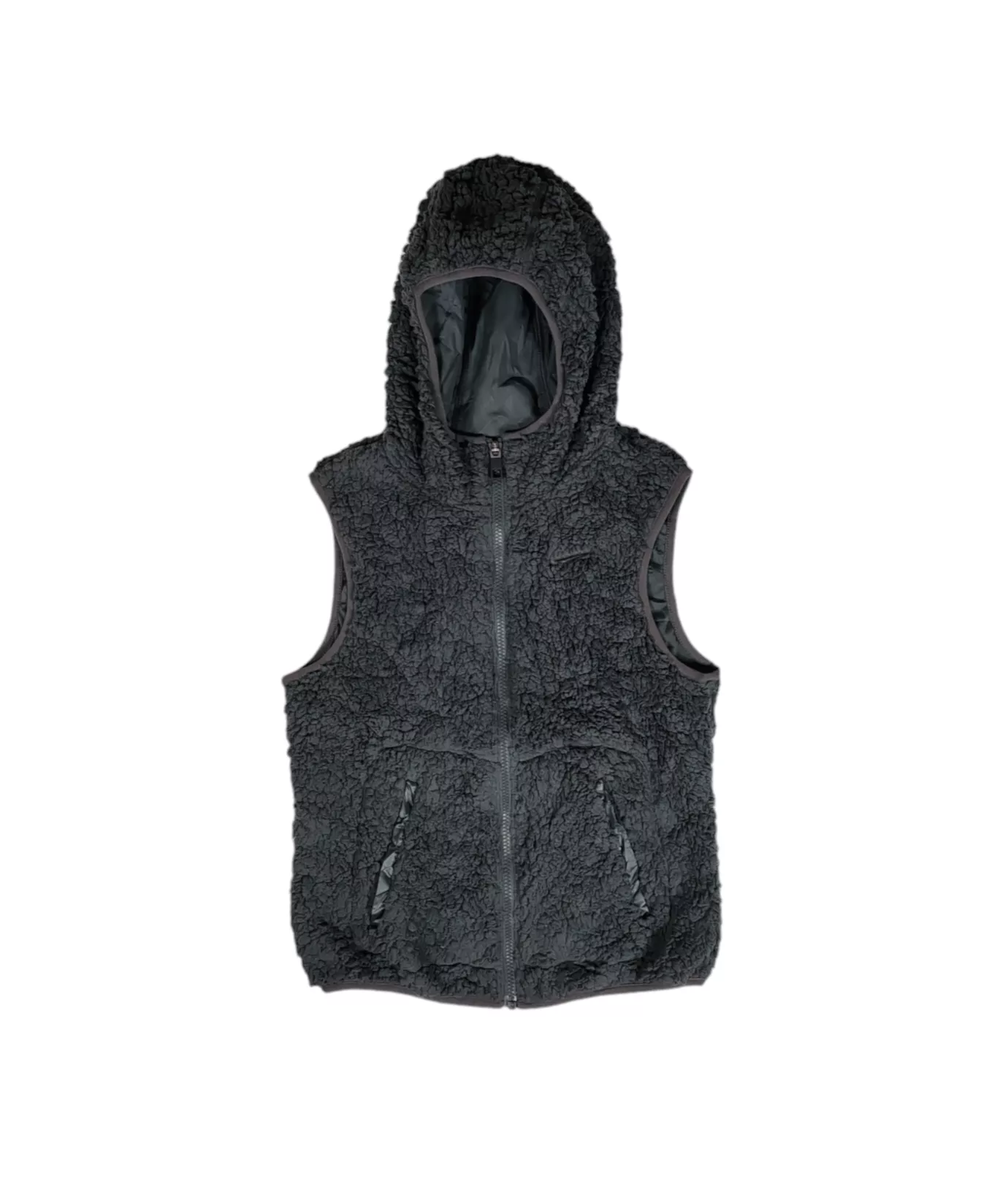 Nike Vests Nike Japan Fleece Sleeveless Hoodie vest size Small Gray