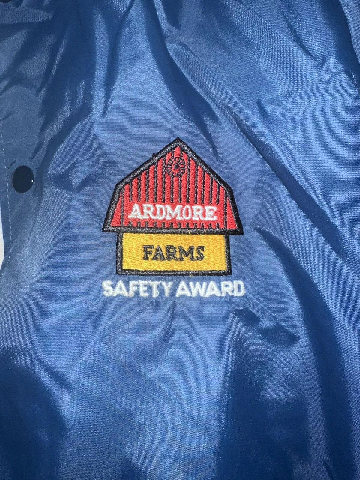 Champion Bombers Vintage Champion Jacket Medium Blue