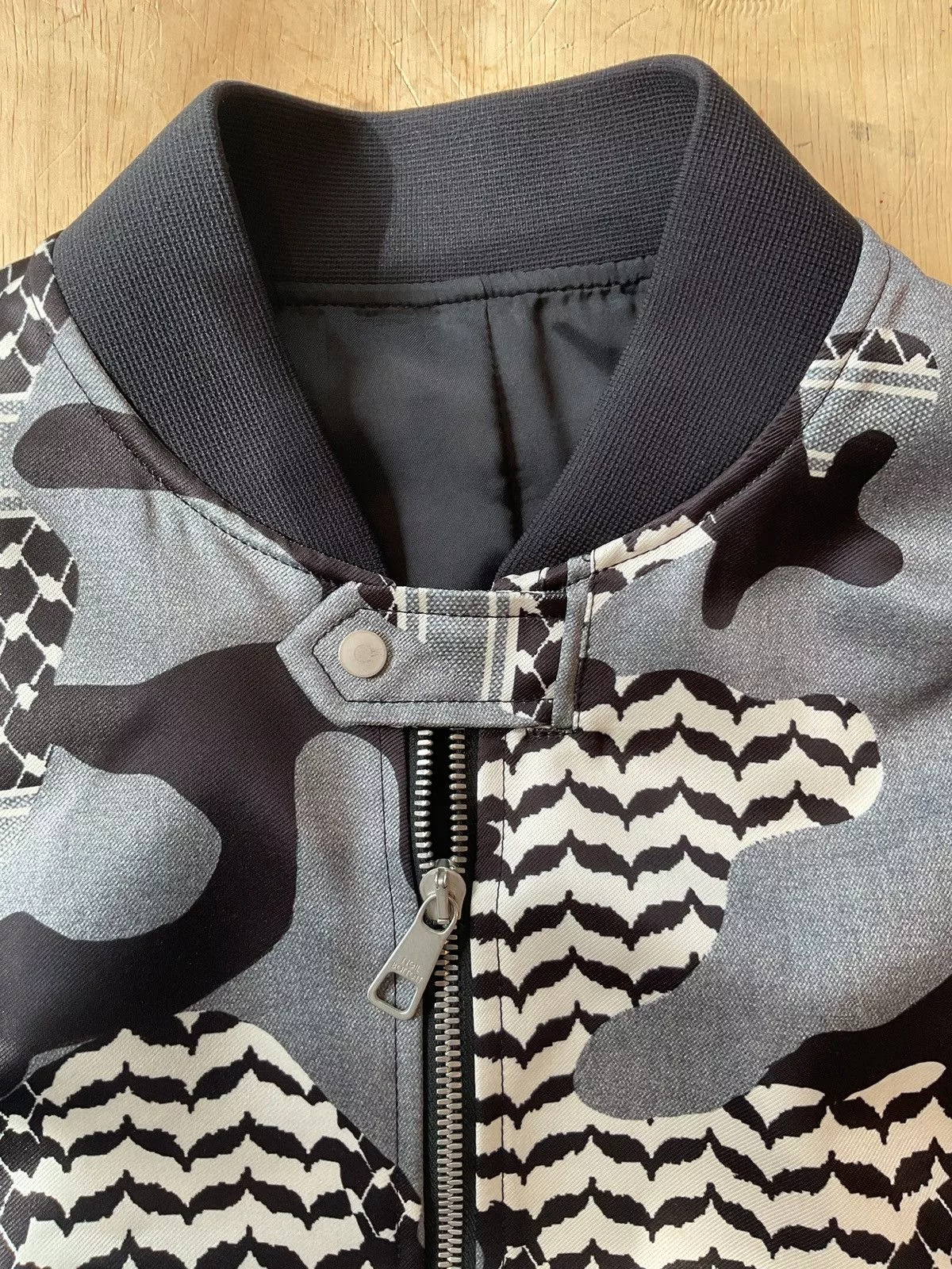 Neil Barrett Bombers Neil Barrett Multi Camo Bomber Size S Black