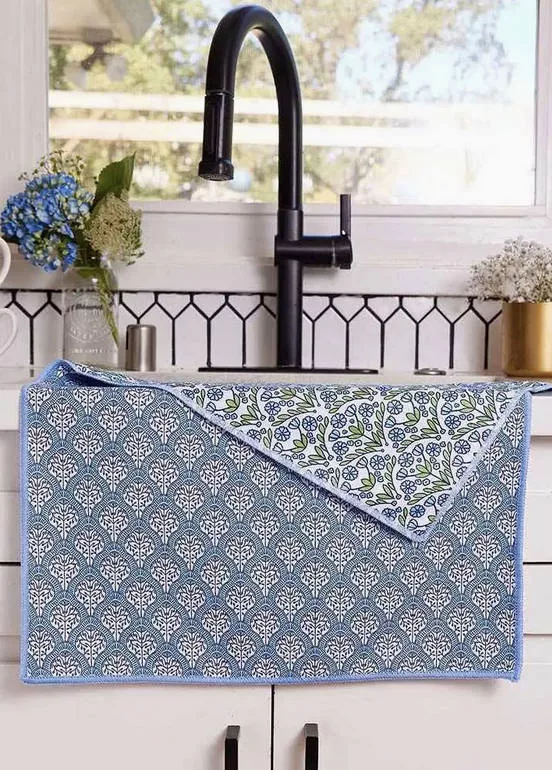 Blaire Blue Blu Kitchen Towel