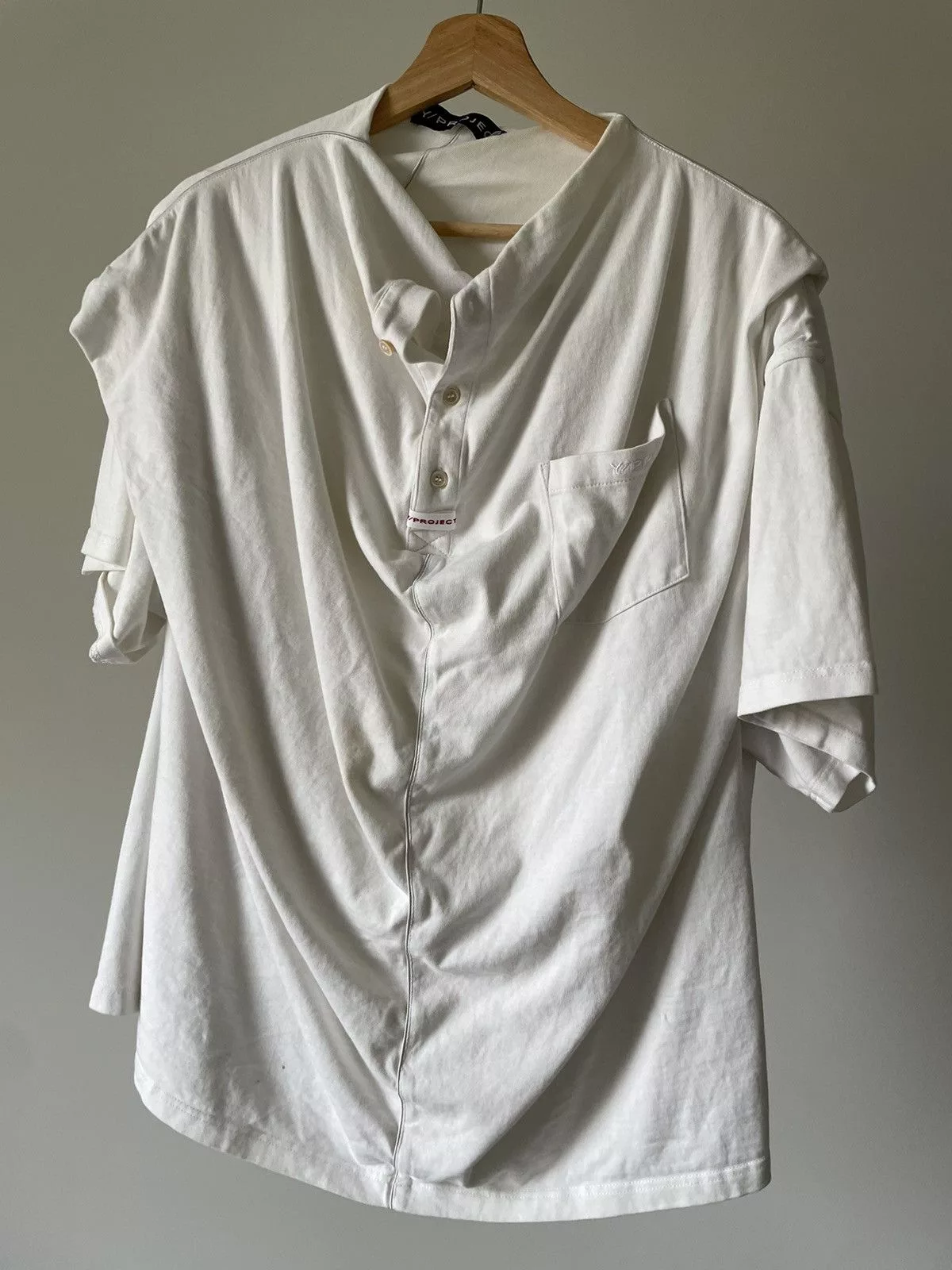Y/Project Polos Y/Project Yproject infinite polo tshirt White