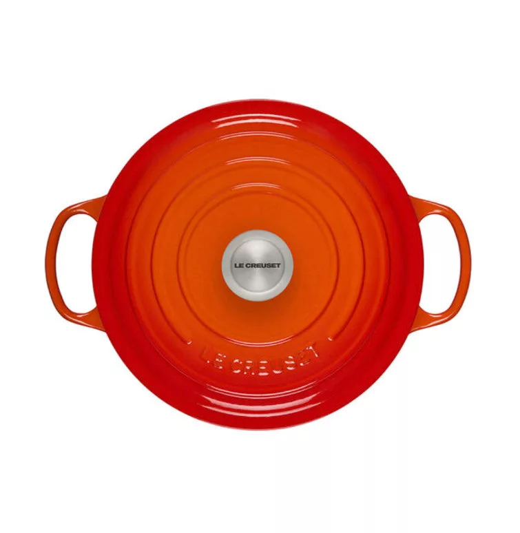5.5 qt Signature Round Dutch Oven - Flame