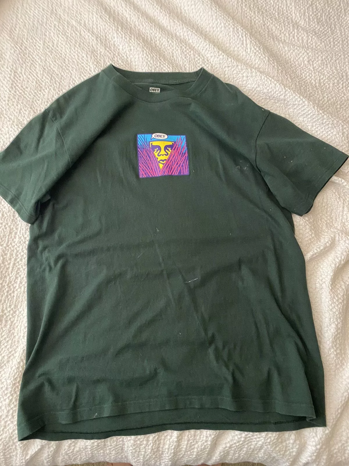Obey Short Sleeve T Shirts Obey Tee Green