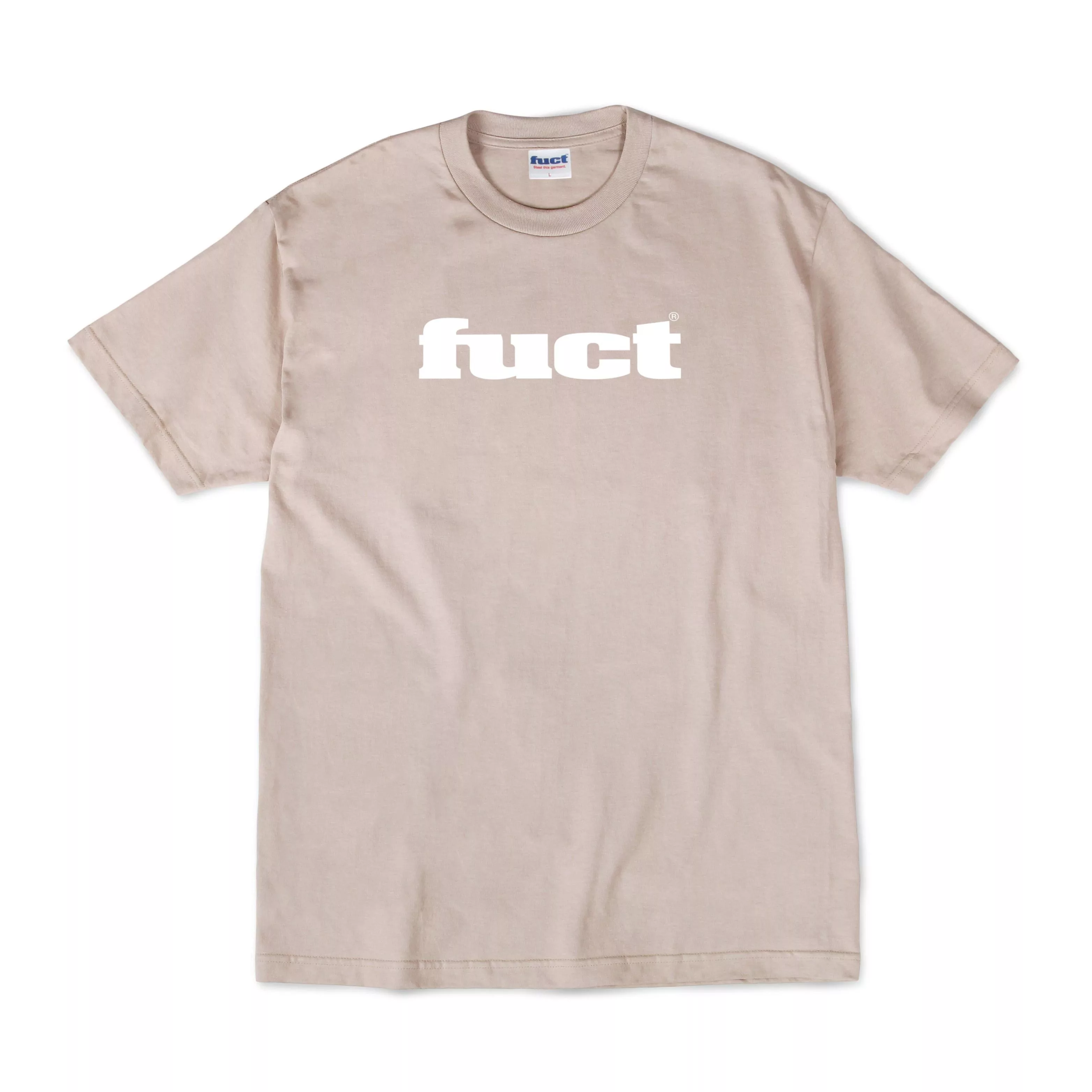FUCT Short Sleeve T Shirts FUCT - OG LOGO T-SHIRT - Sand Beige