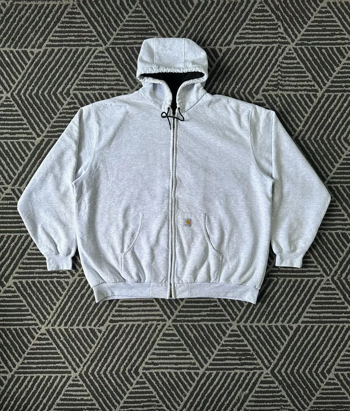 Carhartt Light Jackets Carhartt × Vintage Vintage CARHARTT Boxy Wide Baggy Style Hoodie Zip Up Jacket Multi Streetwear