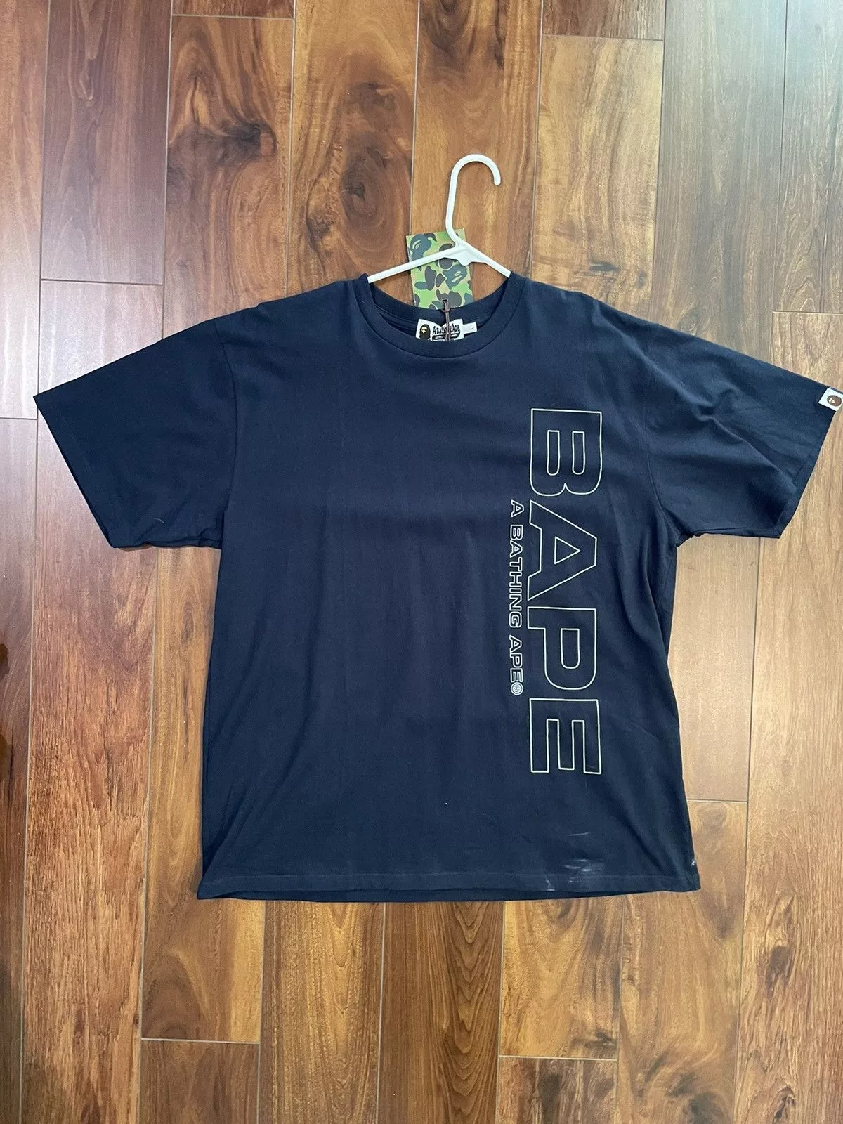 Bape Short Sleeve T Shirts Bape Space Tee Blue