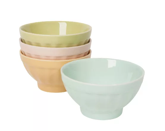 Flora Ice Cream Bowls Set of 4