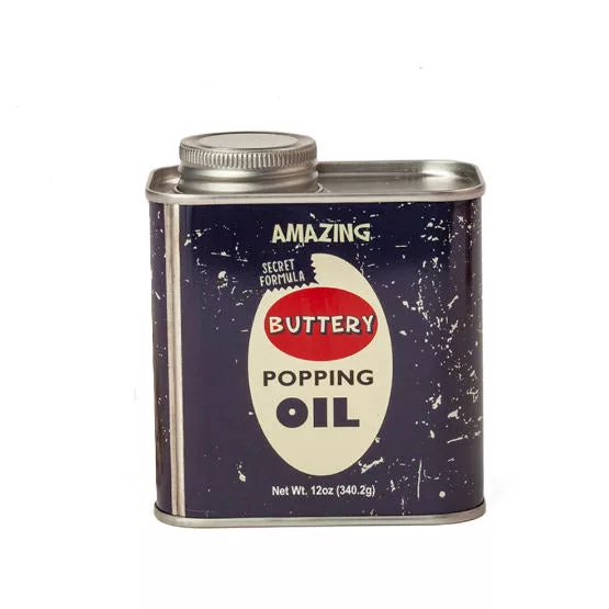 Retro Buttery Popping Oil Tin