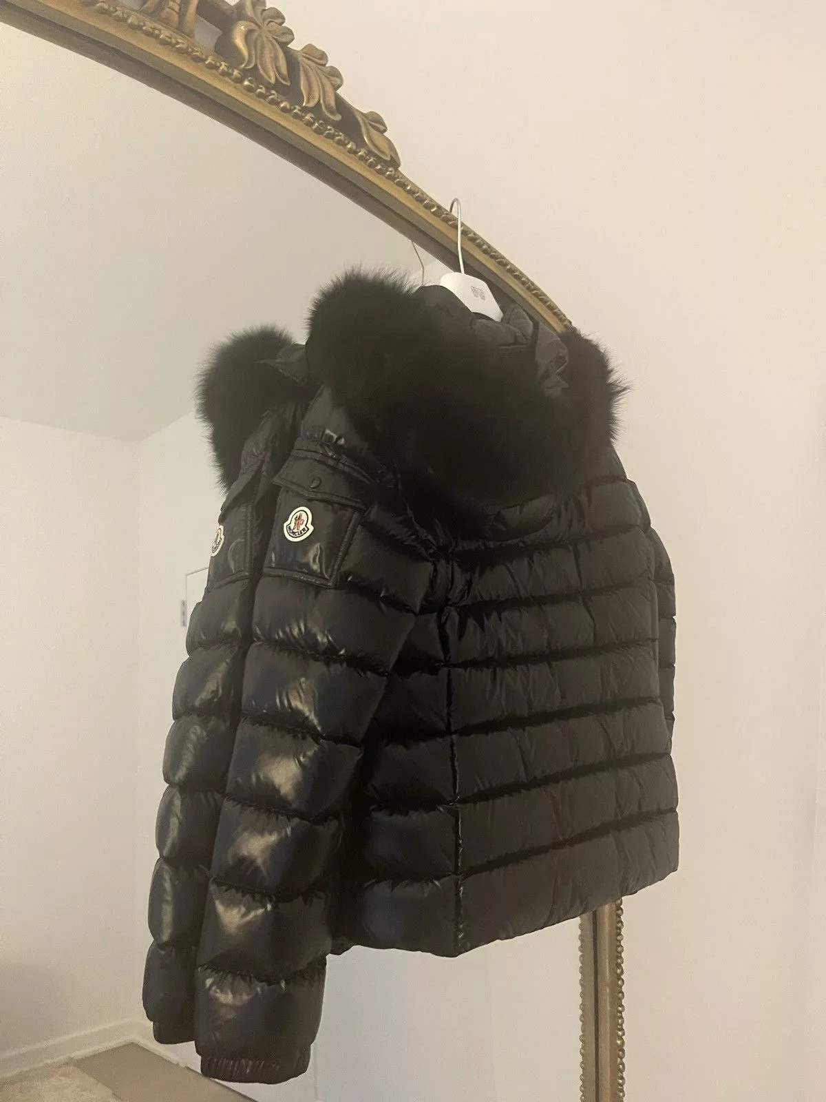 Moncler Jackets Moncler Badyfur Jacket Black
