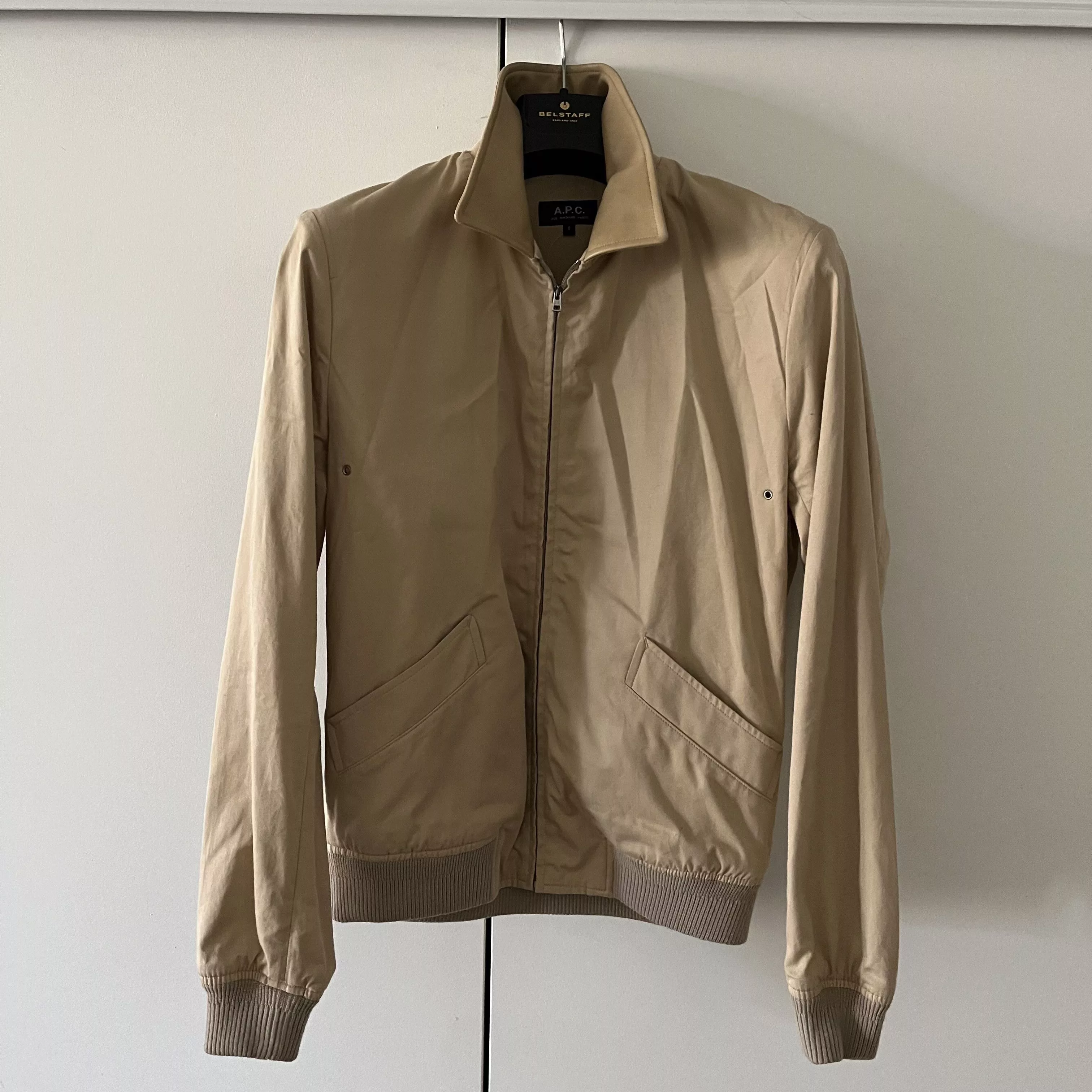 A.P.C. Bombers A.P.C. APC Bomber Jacket Beige