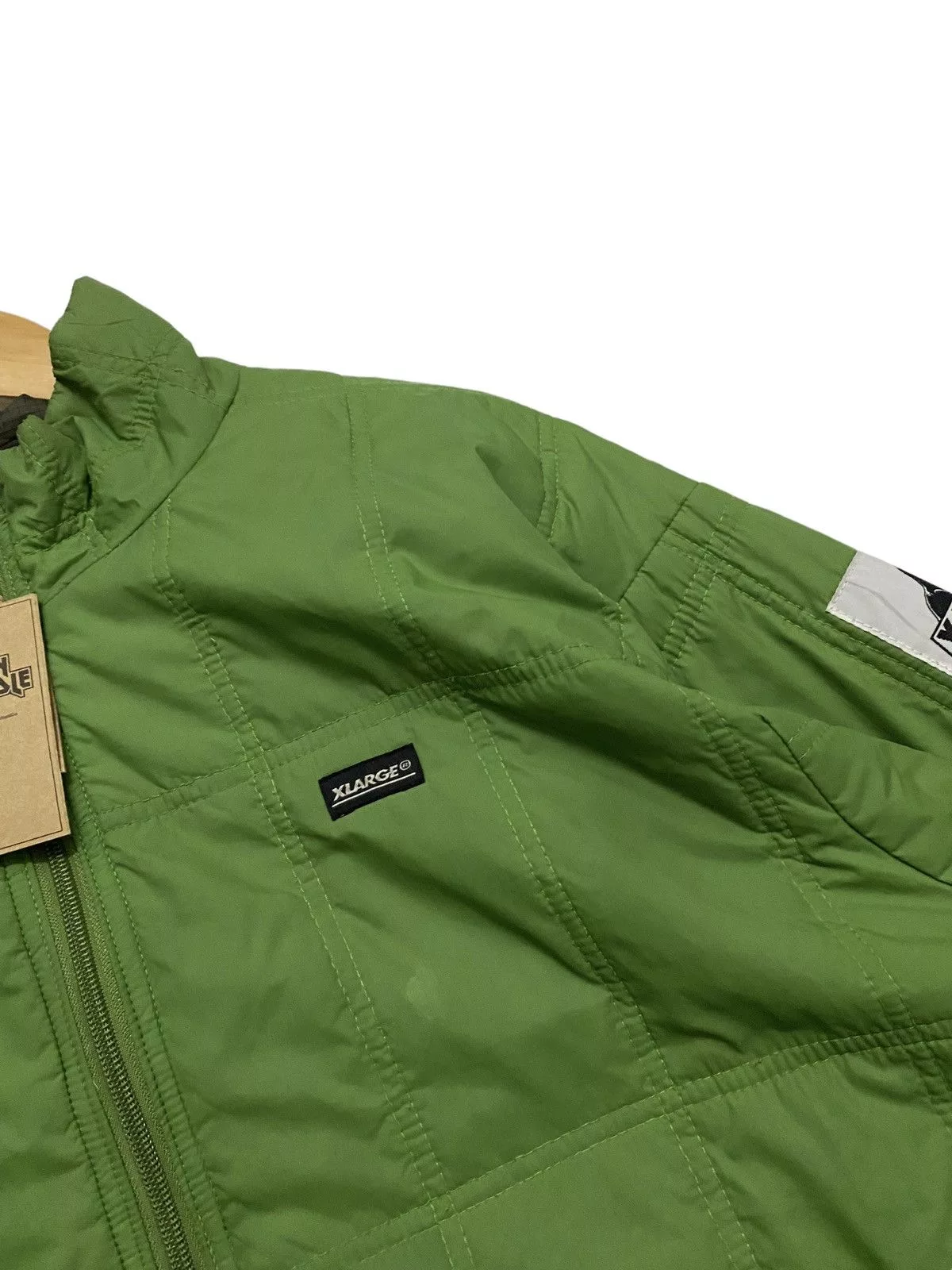 Xlarge Light Jackets XLarge Quilted Revisible Jacket Green