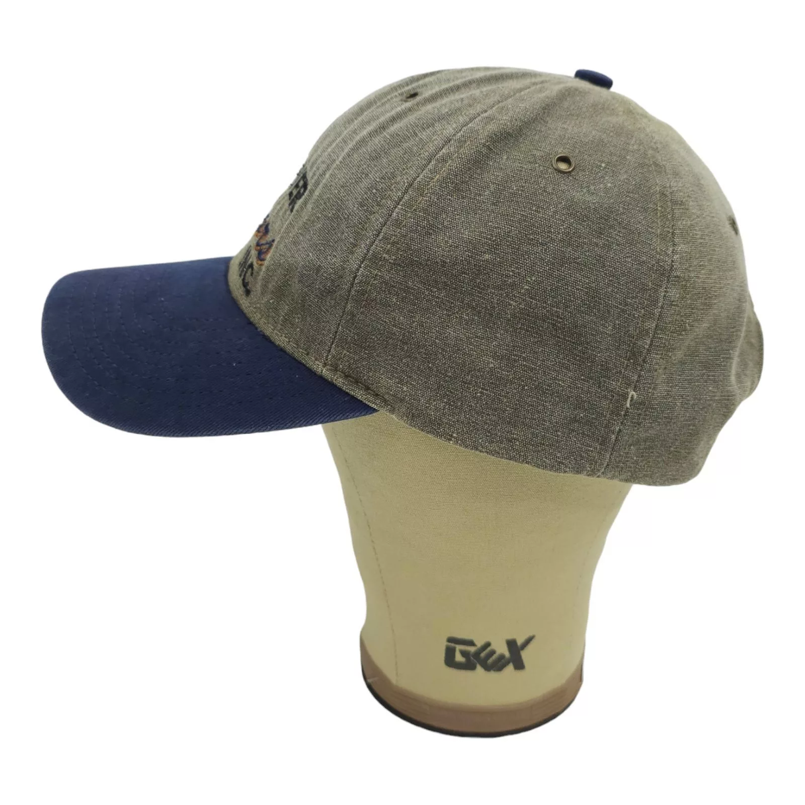 Other Hats Other Blue River Outdoors Embroidered Buck Snapback Cap Trucker Gray