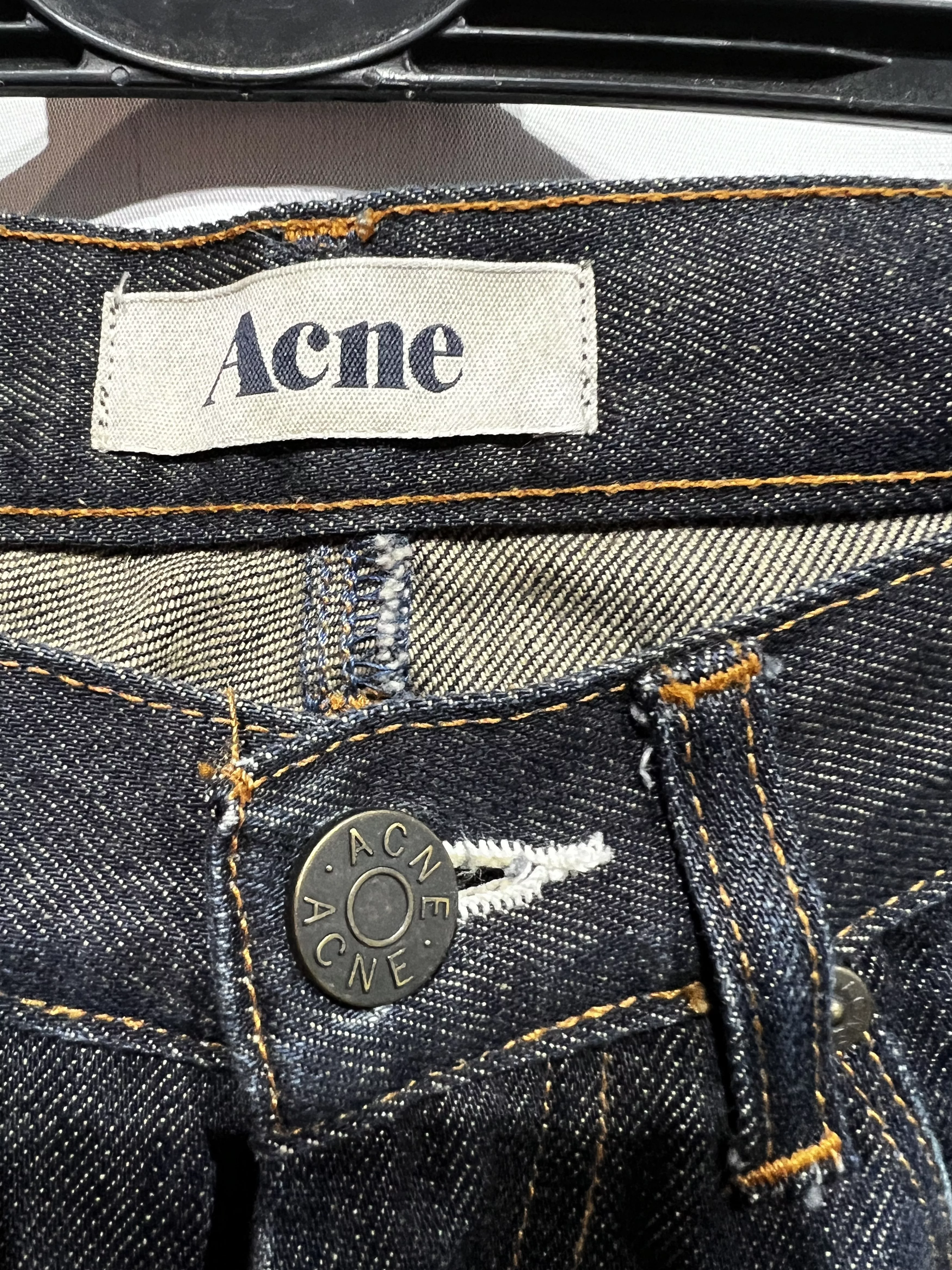 Acne Studios Denim Acne Studios Max Raw Denim Jeans Size 29 Blue