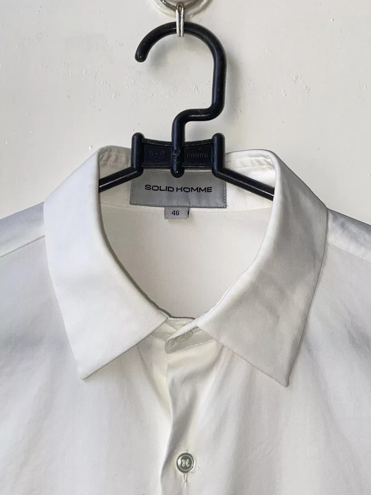 Solid Homme Shirts Button Ups Solid Homme × Wooyoungmi SOLID HOMME White Shirt