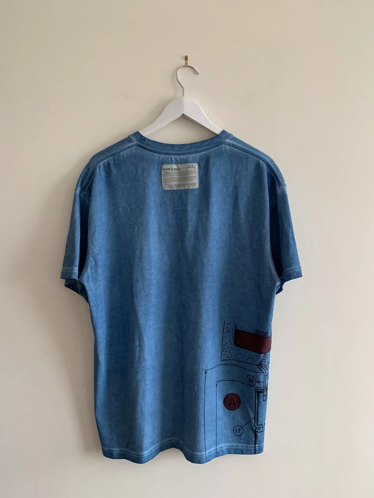 A-COLD-WALL* Short Sleeve T Shirts A-COLD-WALL* Blueprint Tee