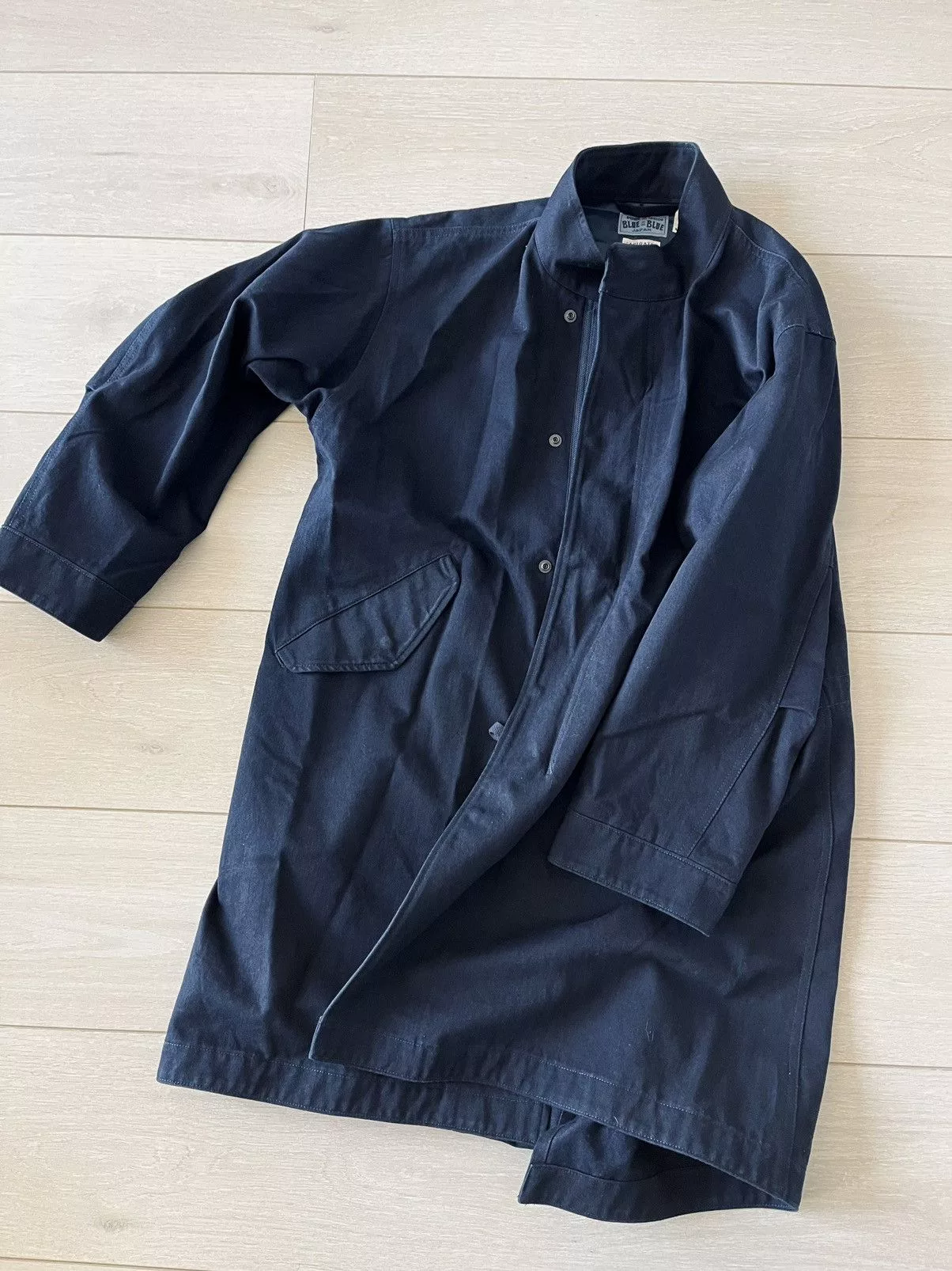 Blue Blue Japan Denim Jackets Blue Blue Japan parka denim jacket