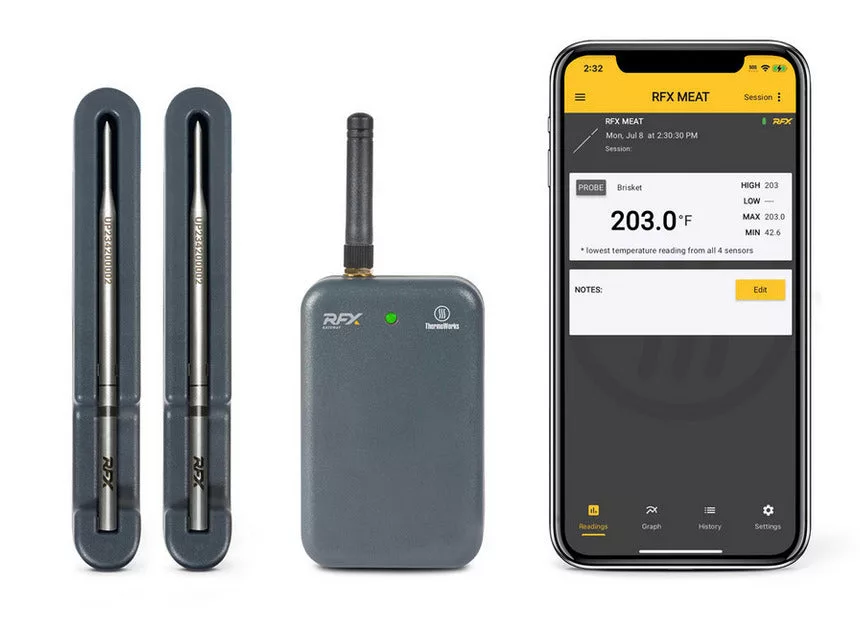 RFX MEAT/GATEWAY Starter Kit, includes 2 probes