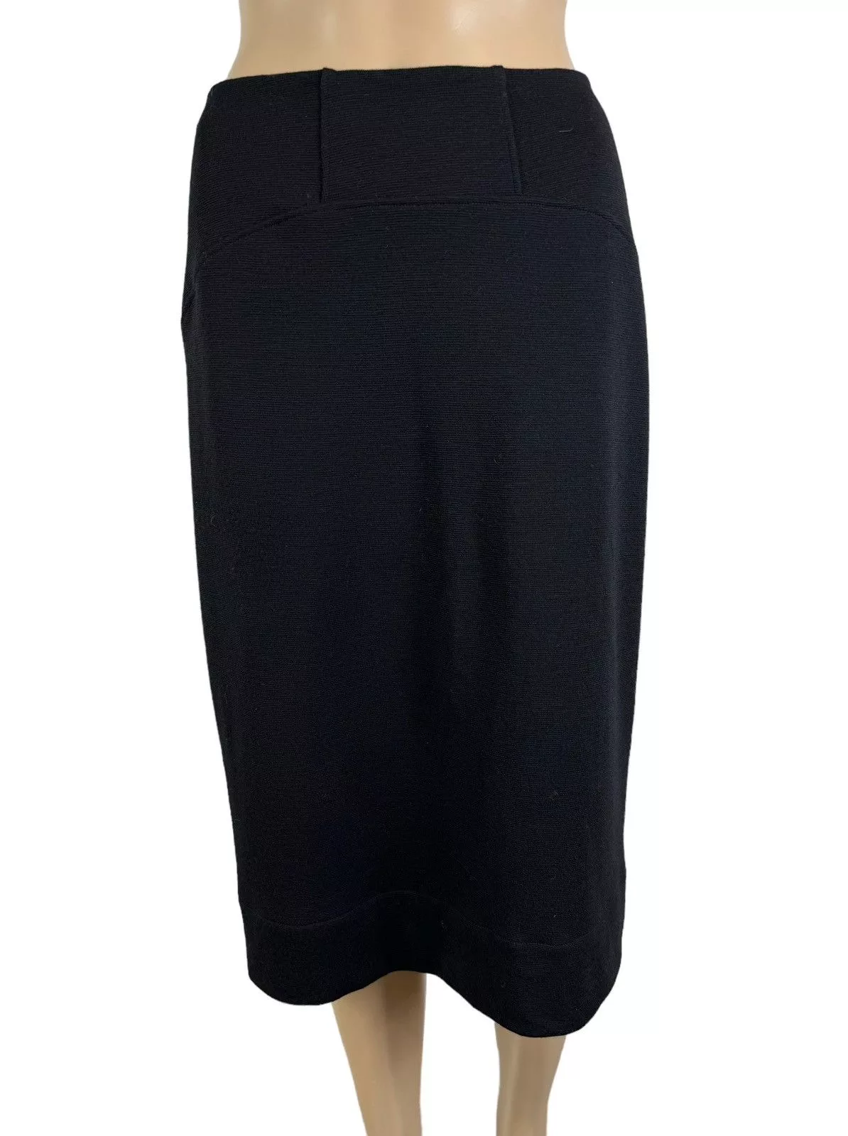 Givenchy Midi Skirts Givenchy Paris Wool Midi Pencil Skirt size M Black