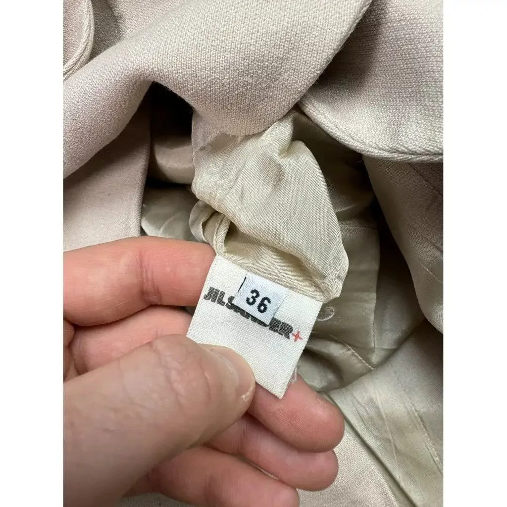 Jil Sander Coats Jil Sander Suit Jacket Size: 36 Beige