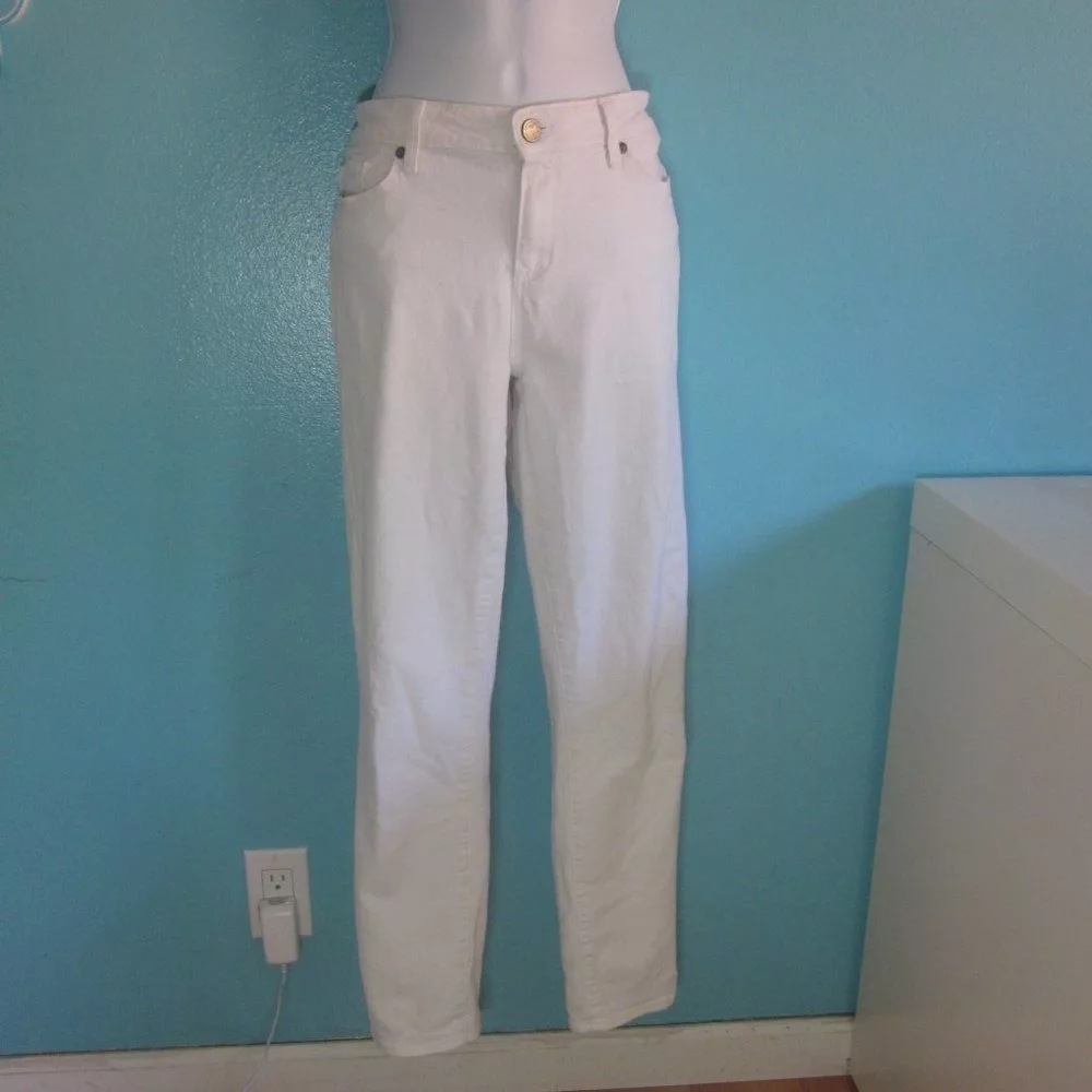 Paige Jeans Paige White Jeans Skyline Ankle Peg Size 32