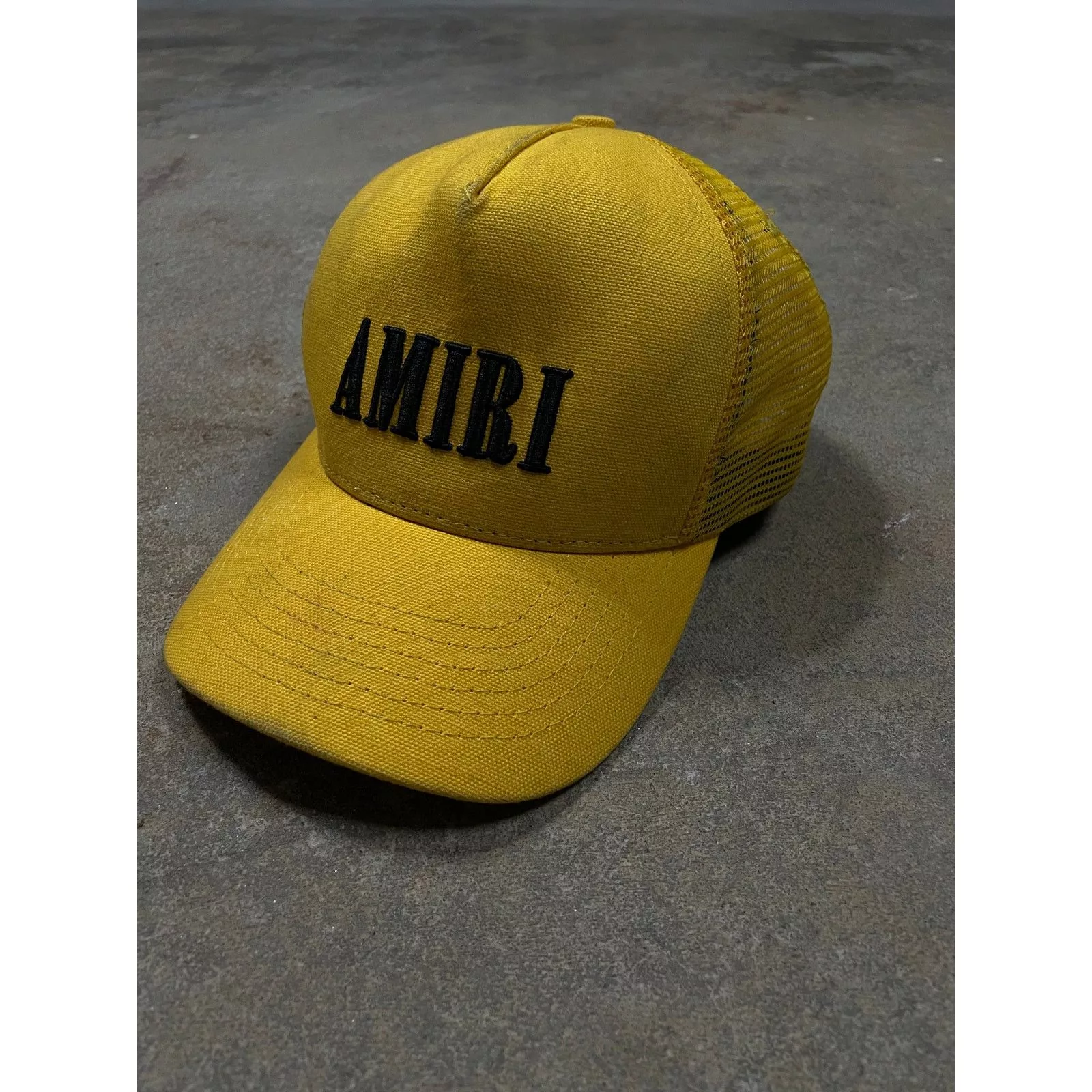 Amiri Hats Amiri Cap Yellow Black Used OS