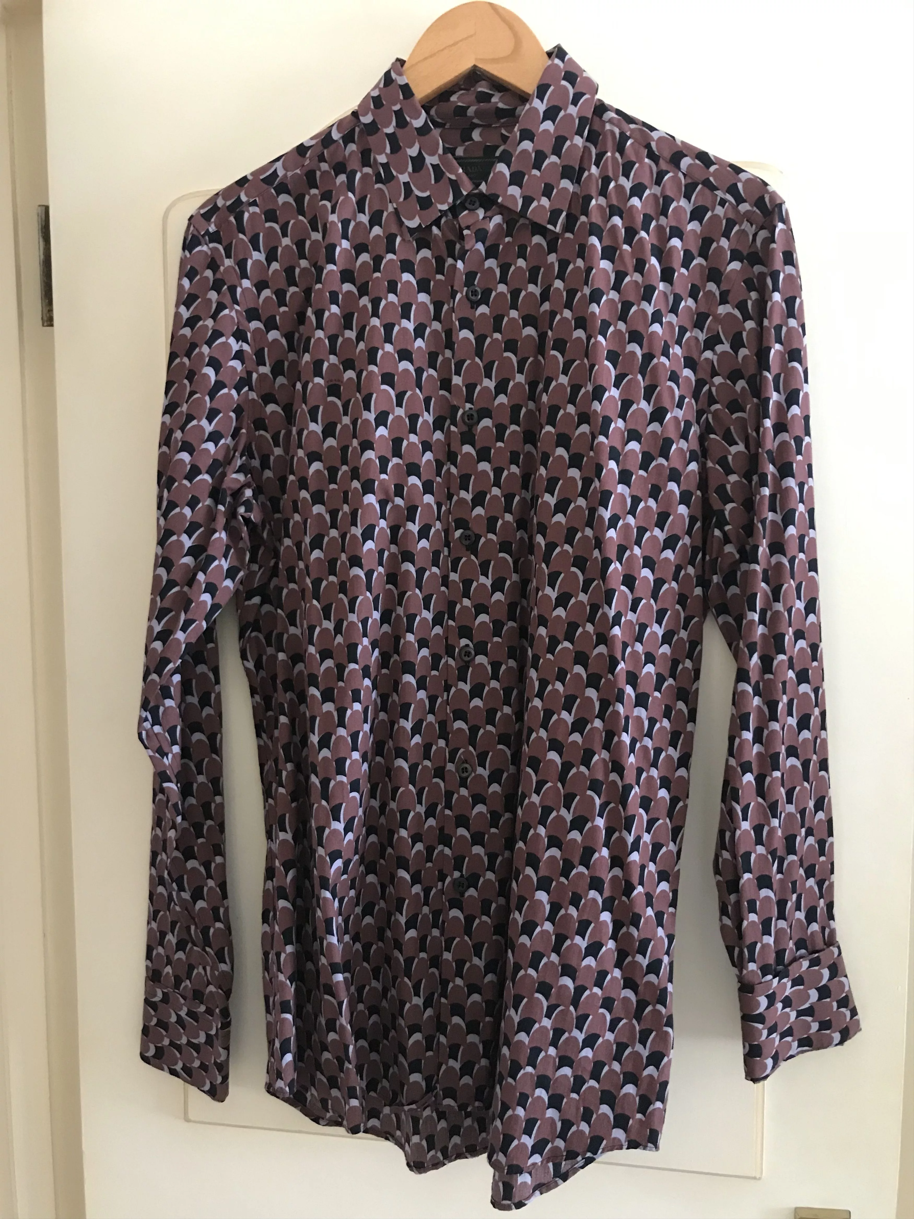 Prada Shirts Button Ups Prada shirt retro futuristic pattern aw16 Multi