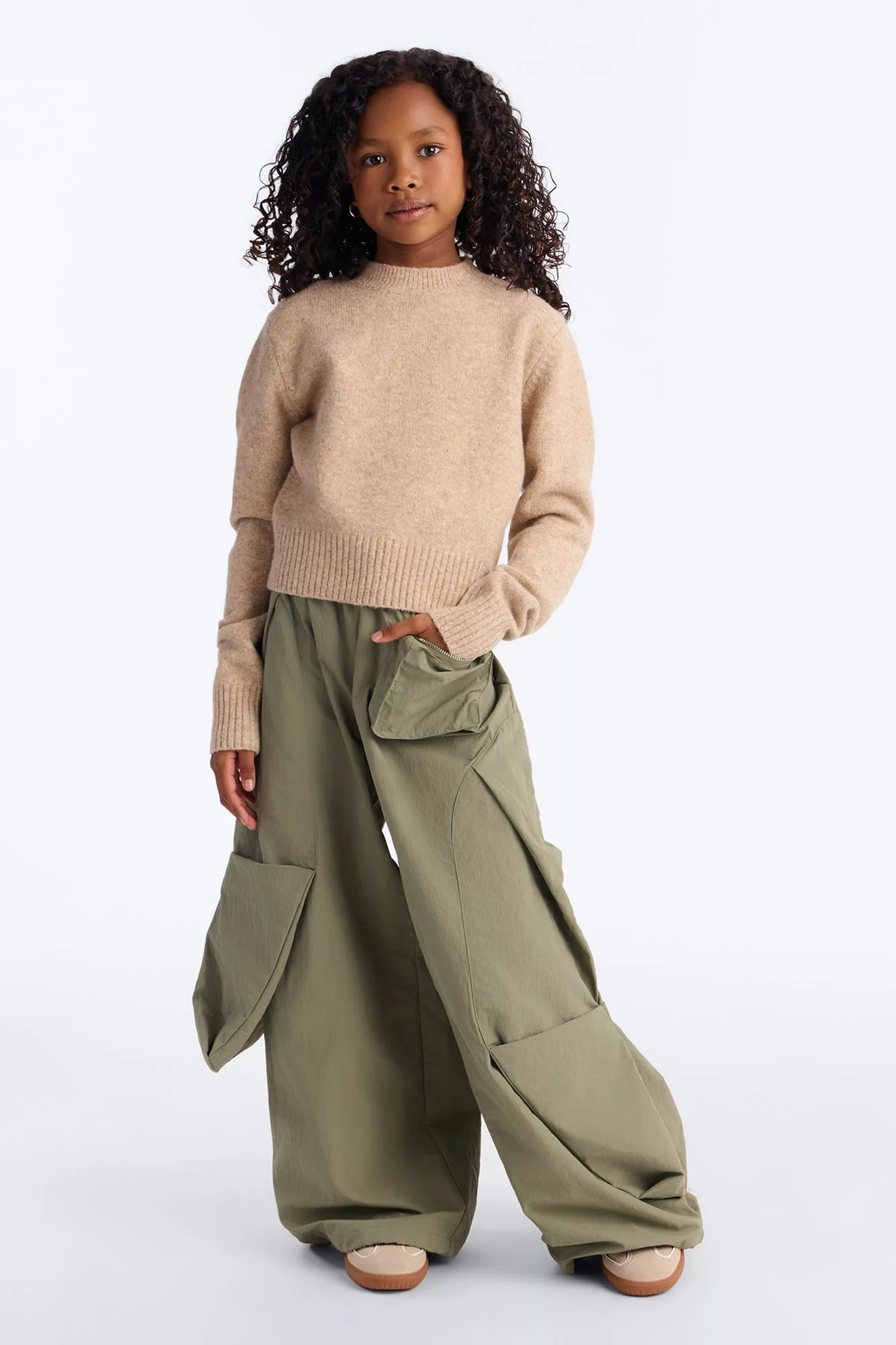 Mini Fresh Air Sweater - Taupe