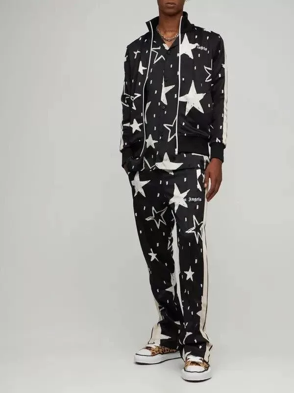 Palm Angels Light Jackets Palm Angels Night Sky Jacket Black
