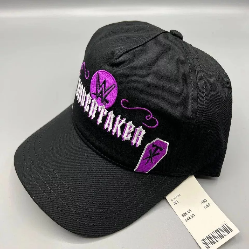 WWE Hats WWE Hat Men W Legends Undertaker Snap Back Cap Cotton New Black