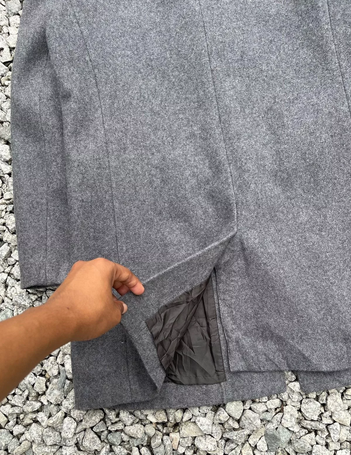 Lacoste Light Jackets 🔥 LACOSTE WOOL LIGHT JACKET Gray
