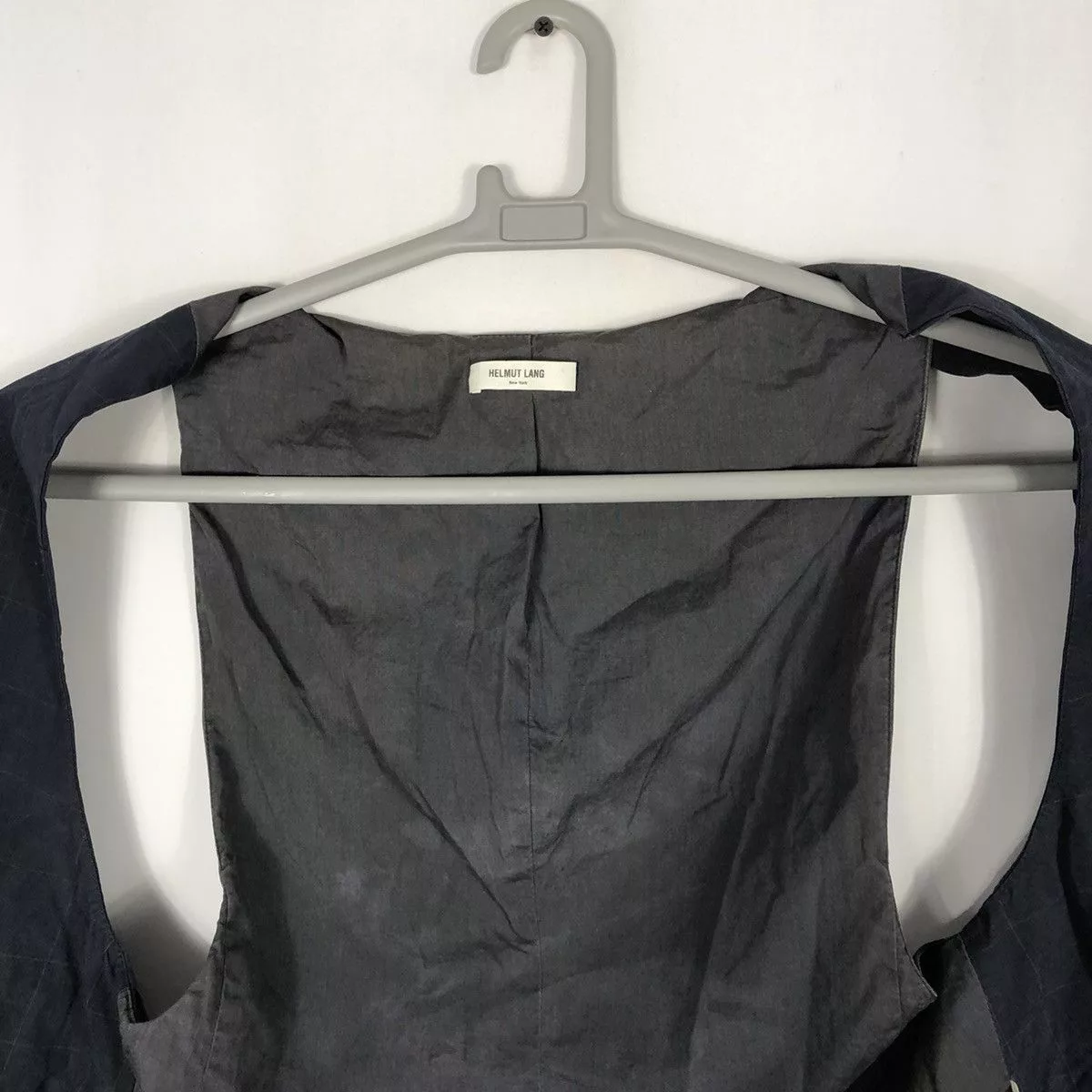 Helmut Lang Vests ❤️Authentic❤️Helmut Lang Dark Splash Abstract Buttons Vests Blue