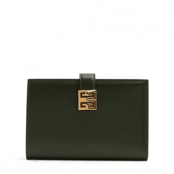 Givenchy Wallets Givenchy o1srvl11e0724 Size: OS / 4G Leather Wallet in Green