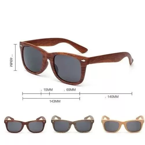 Electric Visual Sunglasses Electric Visual × Vintage Retro Bamboo Sunglasses Multi Streetwear
