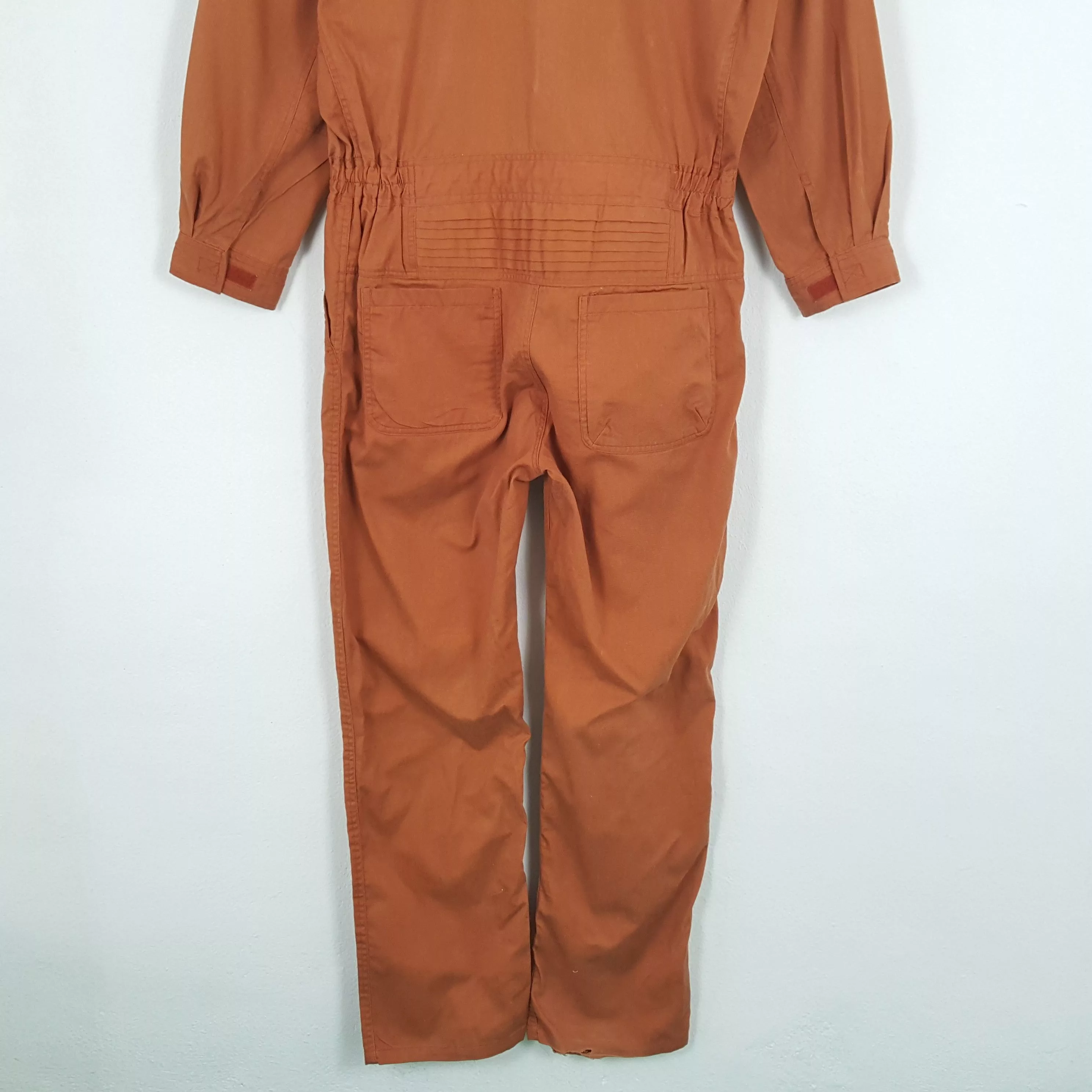 Nirvana Light Jackets Nirvana × Vintage Vintage NIRVANA MICHELIN Japanese Style Coverall Jacket Orange