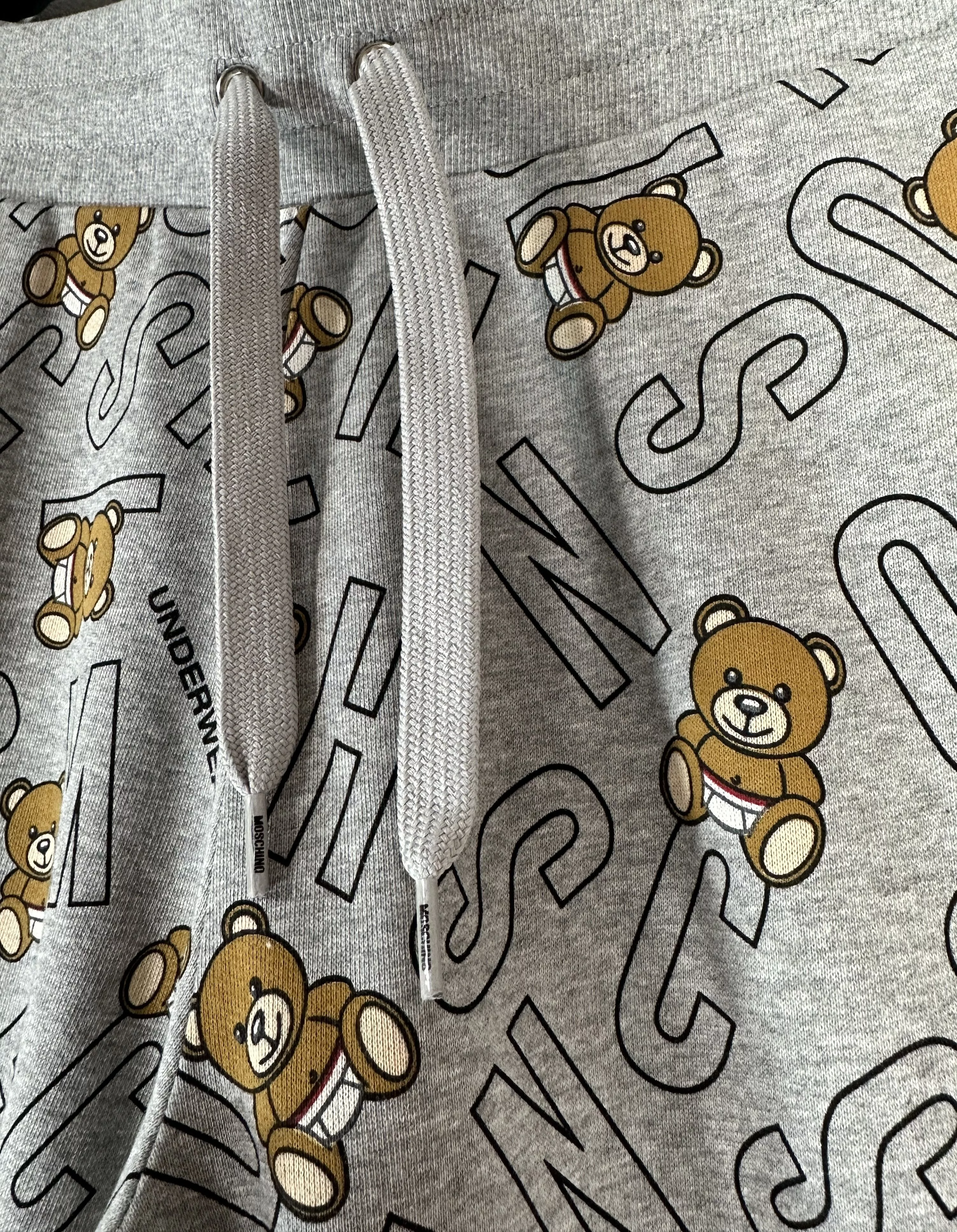 Moschino Shorts Grey Bear Multi
