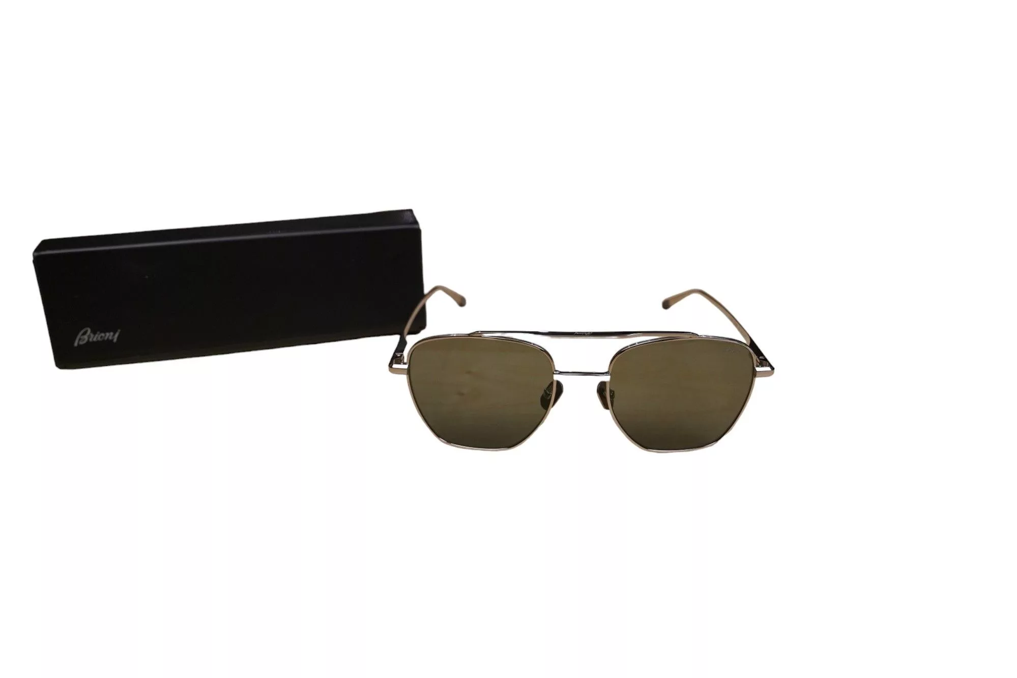 Brioni Glasses Brioni Sunglasses Titanium Silver Sunglasses Aviator