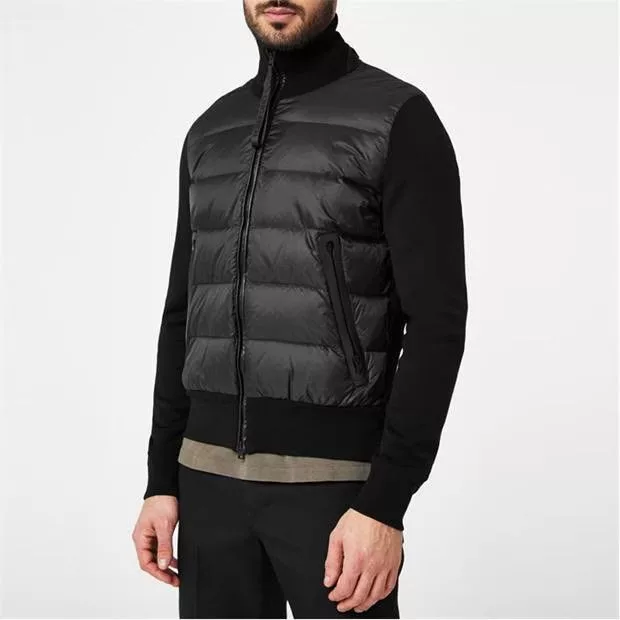 Tom Ford Light Jackets Tom Ford o1g2r1mq0724 Down Front Zip Up Jackets in Black