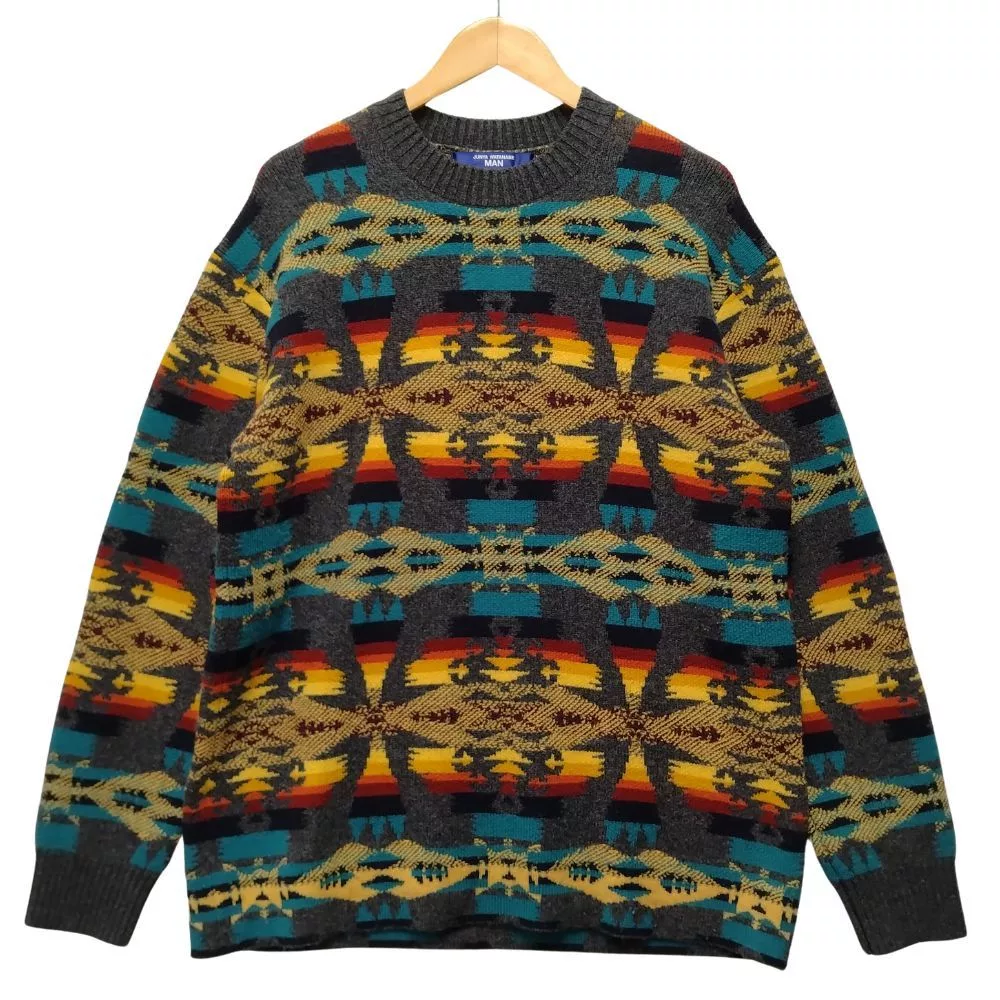 Junya Watanabe Sweaters Knitwear Junya Watanabe Sweater Native American pattern wool knit Multicolor