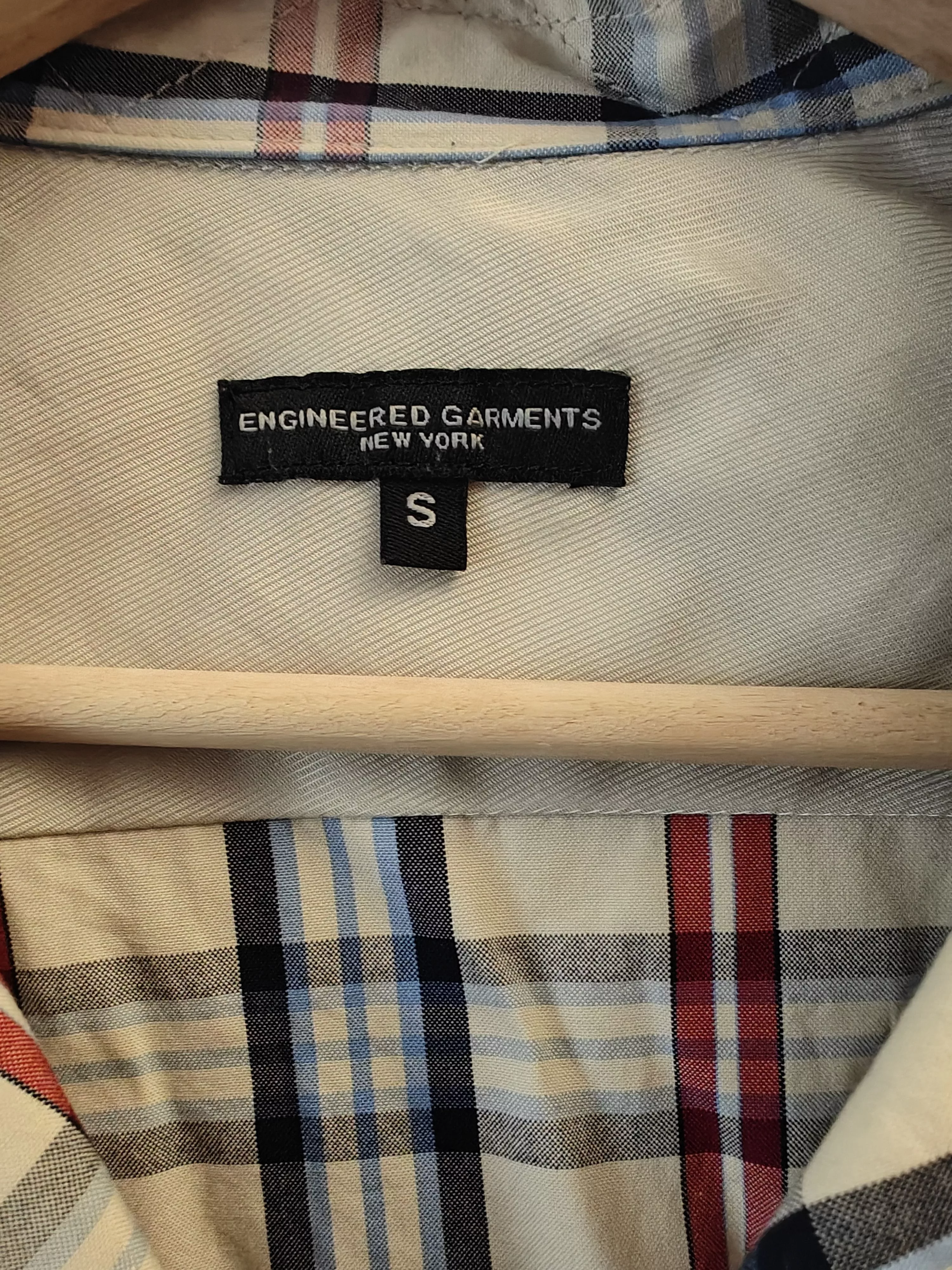 Engineered Garments Shirts Button Ups Engineered garments check shirt White