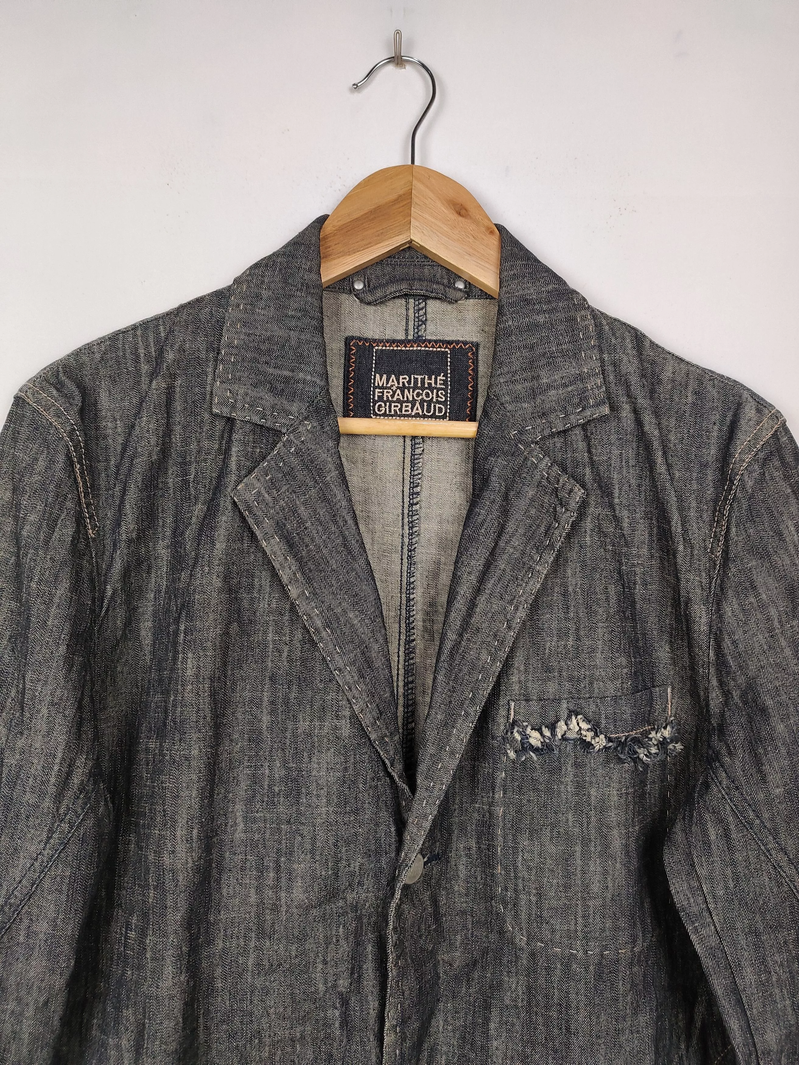 Marithe + Francois Girbaud Denim Jackets Marithe + Francois Girbaud MFG Fashion Stylist Chore Jacket Gray