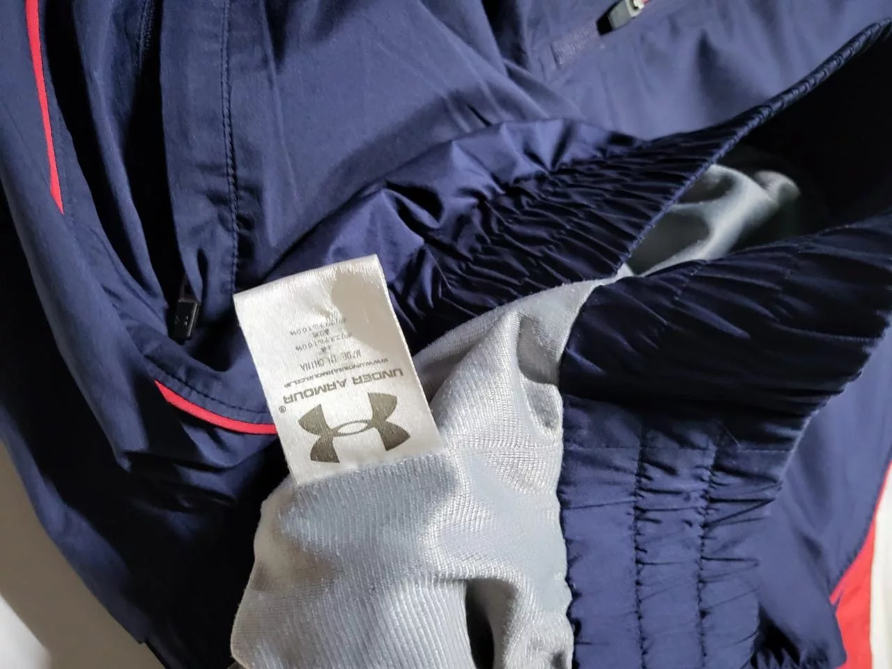 Under Armour Light Jackets Halfzip Under Armour Baseball Windbreaker Jacket Blue Sportswear