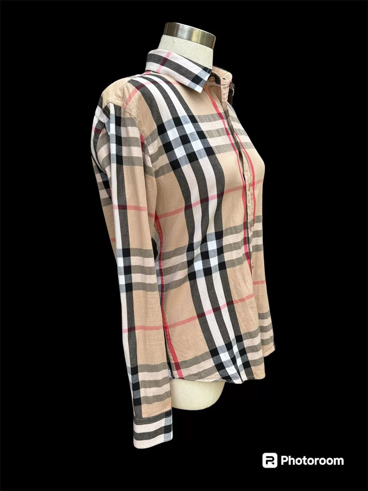 Burberry Button Ups Burberry button up Brown