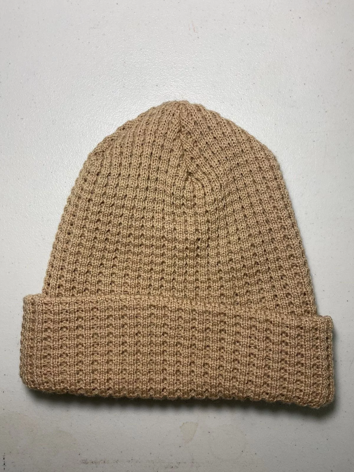Pendleton Hats Pendleton Wool Fisherman Beanie Beige