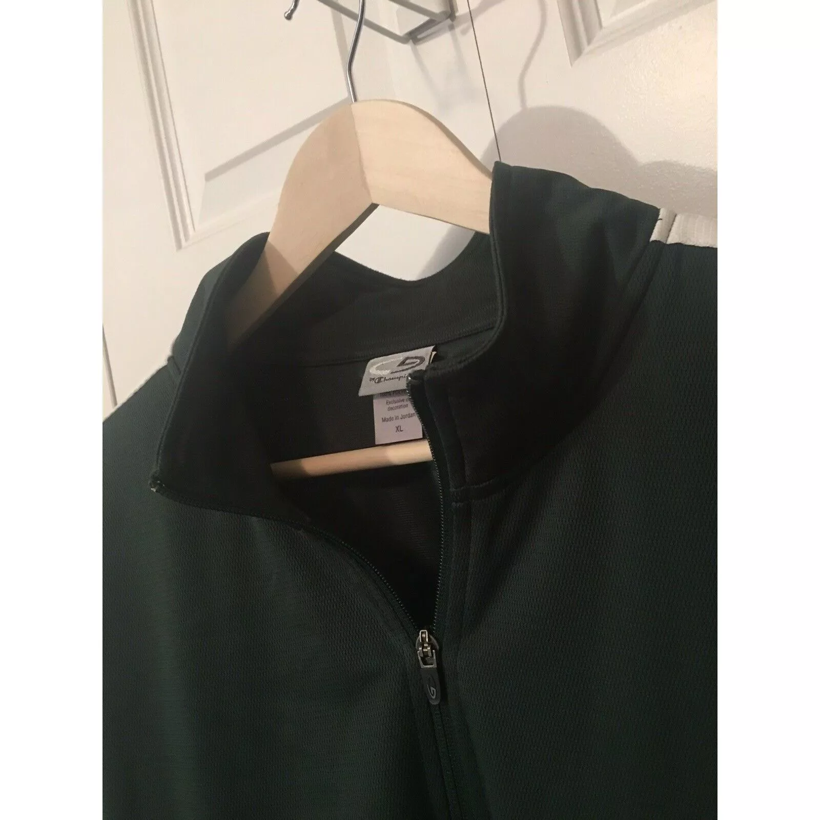 Champion Light Jackets Vtg Champion Men’s Sz XL Green Full Zip Track Jacket