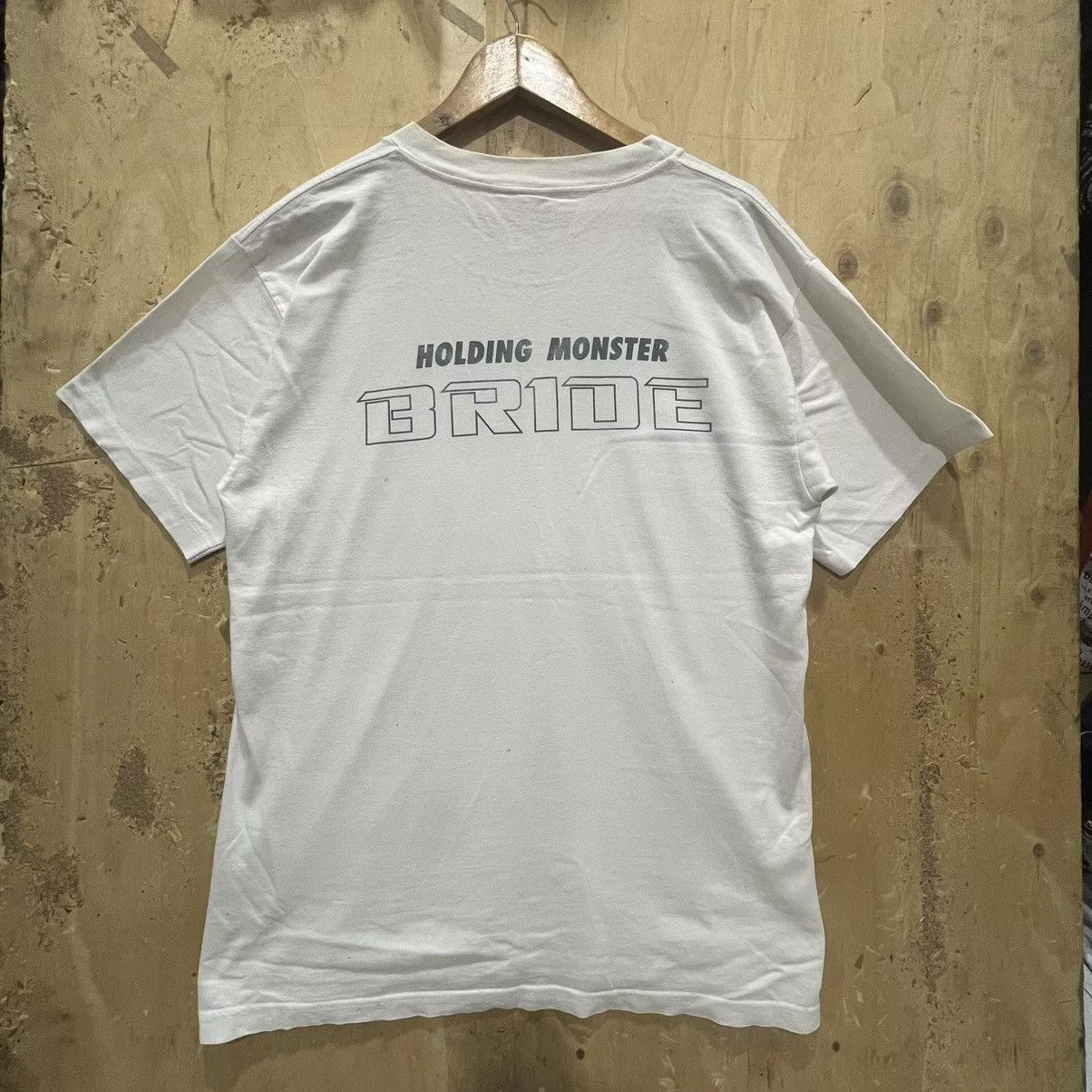 Designer Short Sleeve T Shirts Designer Holding Monster Bride White