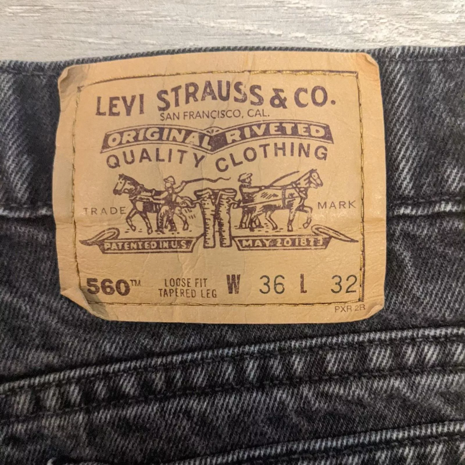 Levi's Denim Levi's Levis 560 Black Denim Jeans