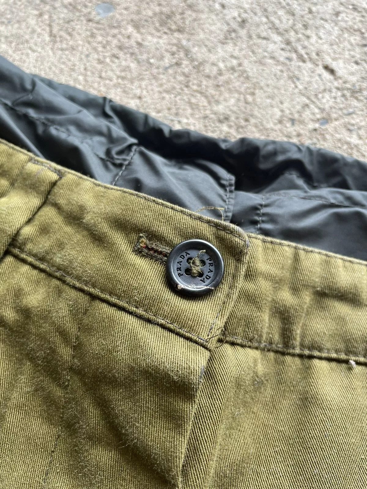 Prada Casual Pants *Rare* 90's Prada Trousers Green