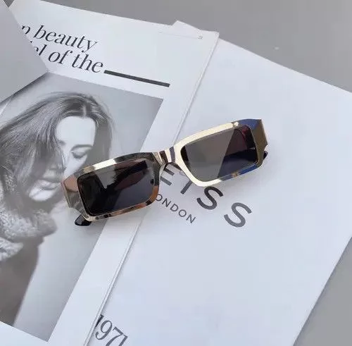 Designer Sunglasses Designer × Electric Visual Vintage square frame sunglasses Black