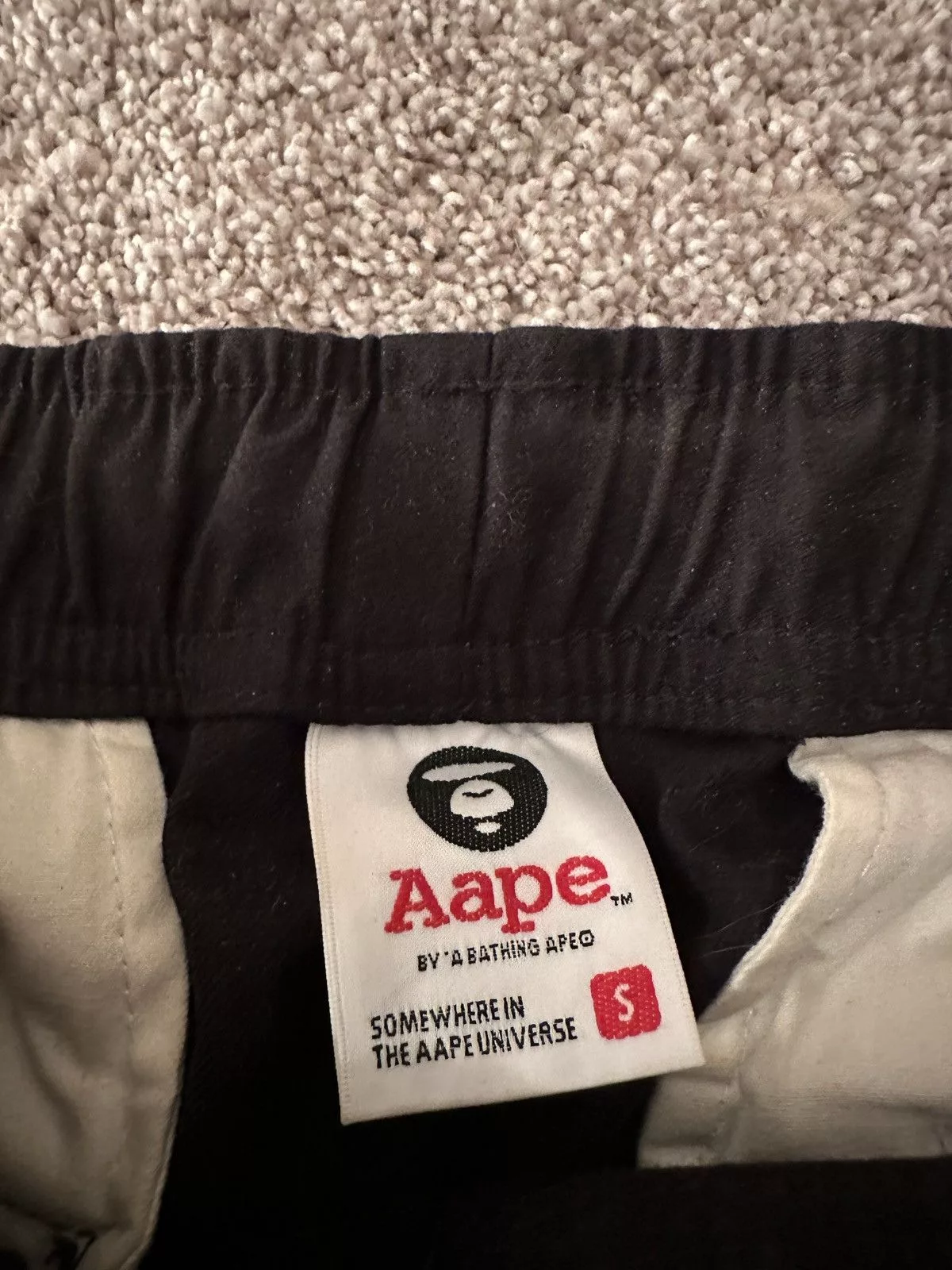 Aape Sweatpants Joggers Aape Cargo Pants Black