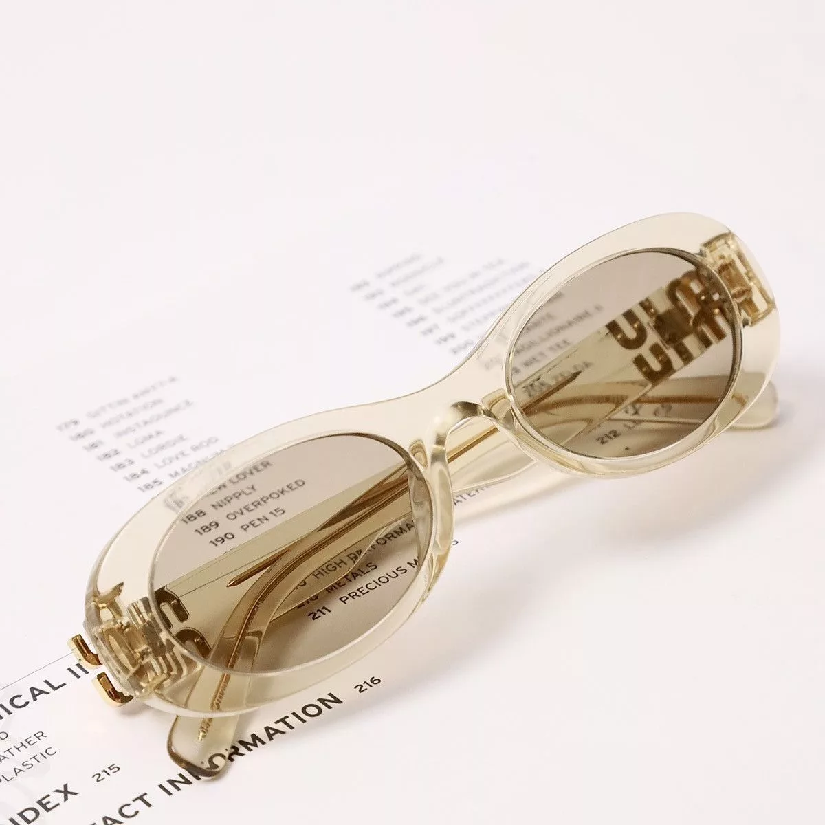 Miu Miu Sunglasses MIU MIU 0MU 06ZS SUNGLASSES Multi